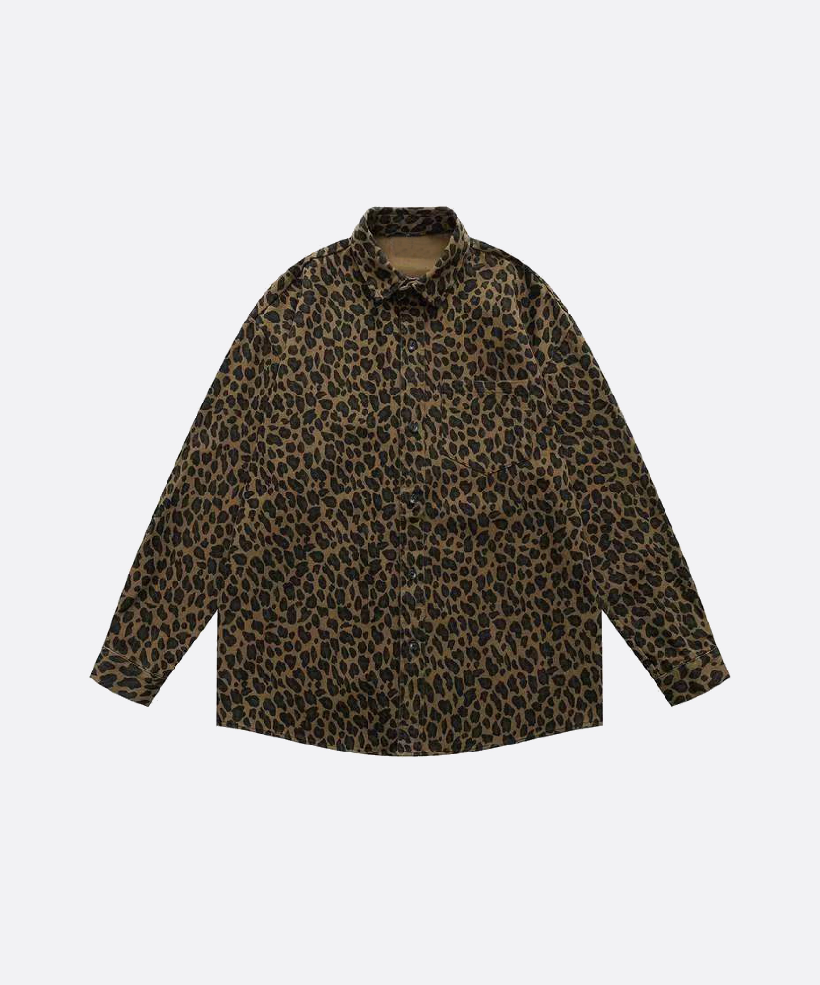 レオパードモチーフシャツ