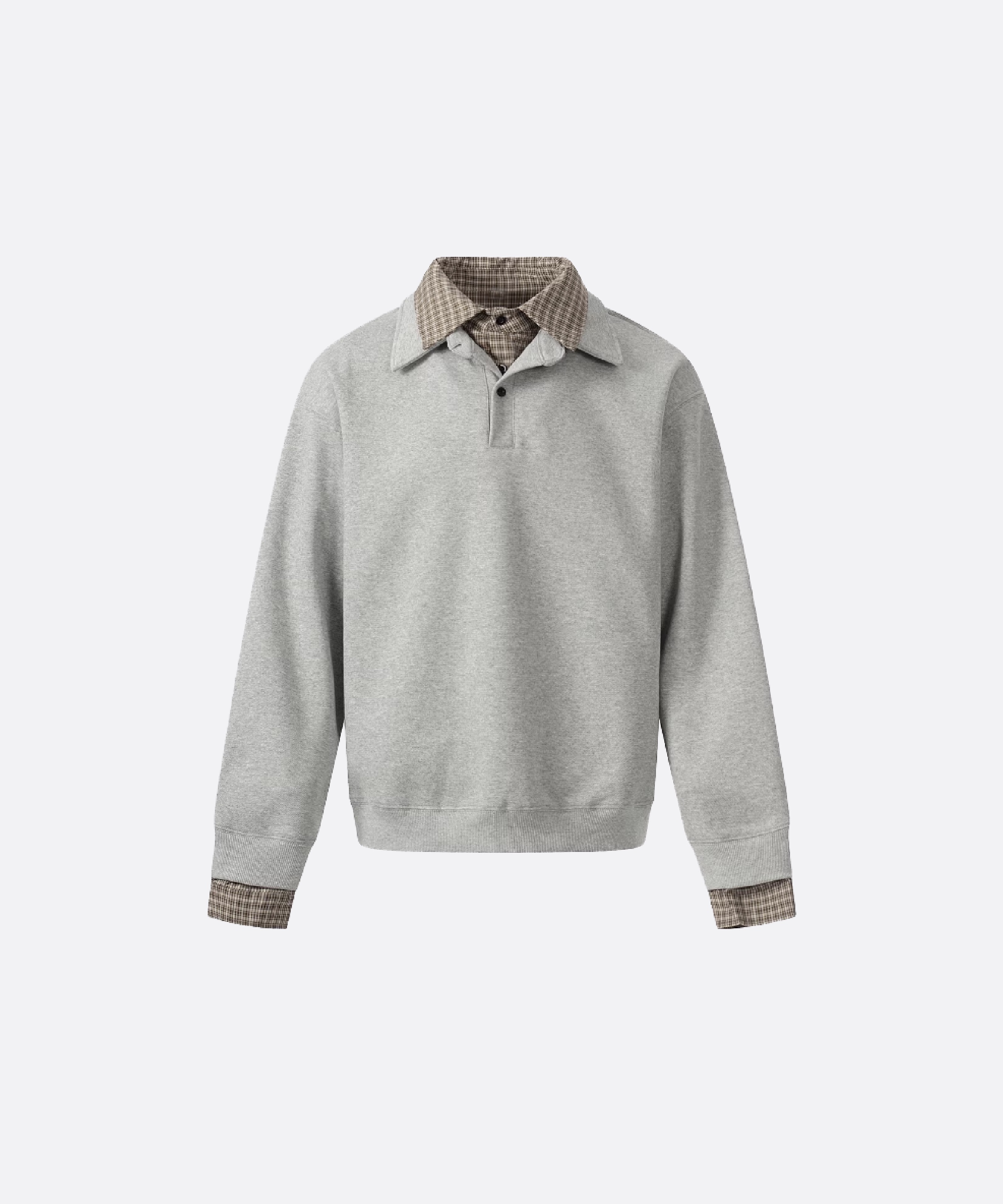 ポロシャツドッキングスウェット