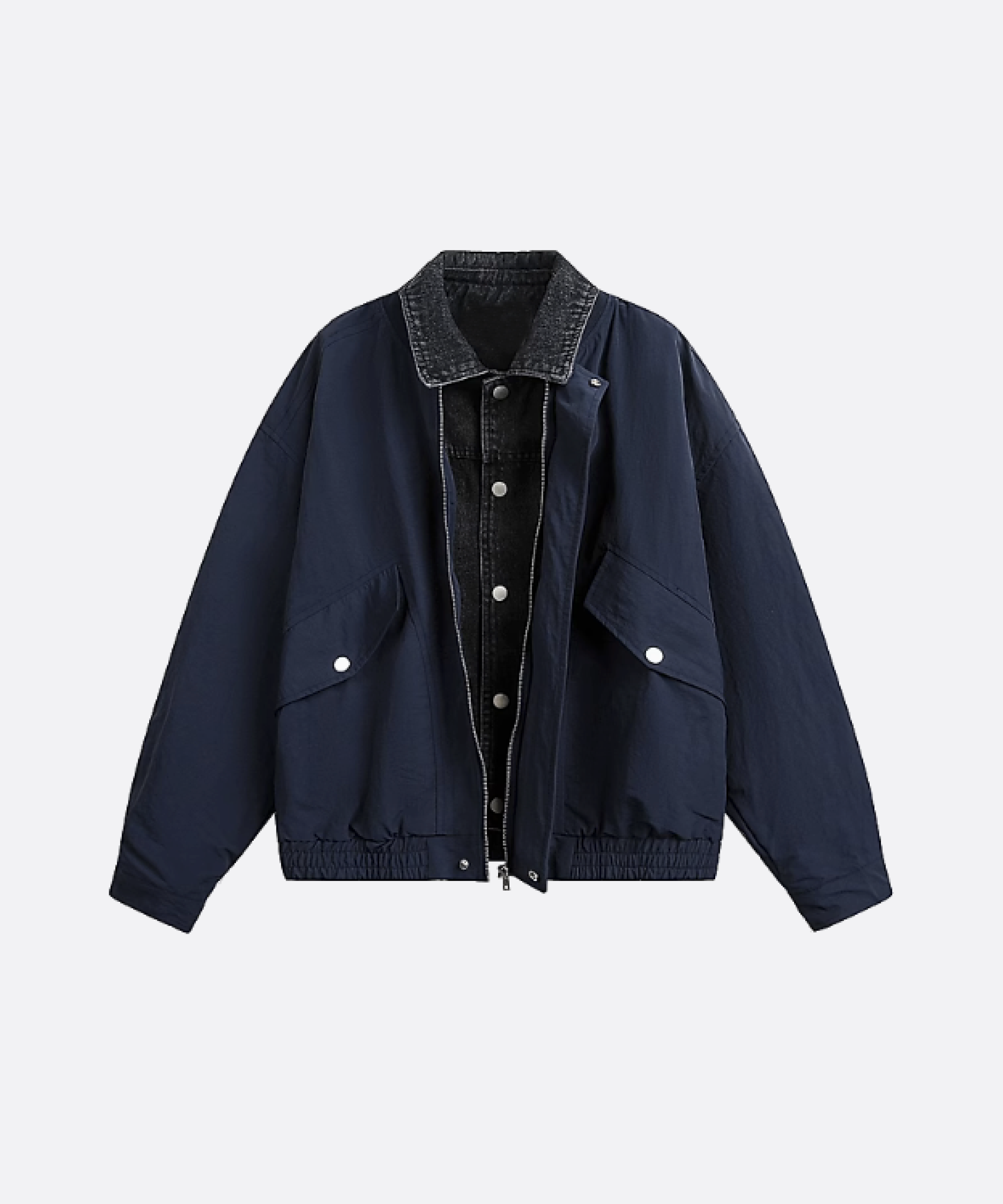 ジャケット・アウター Satur Lawton Collar Track Zip-Up Jacket M) Lawton Lining Collar Track Zip-Up Jacket