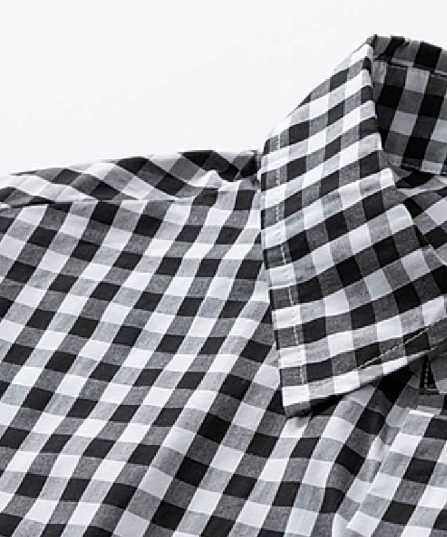 白と黒のチェック柄半袖トップス Amazon | Tシャツ メンズ 半袖 チェック柄 白黒格子縞 チェック