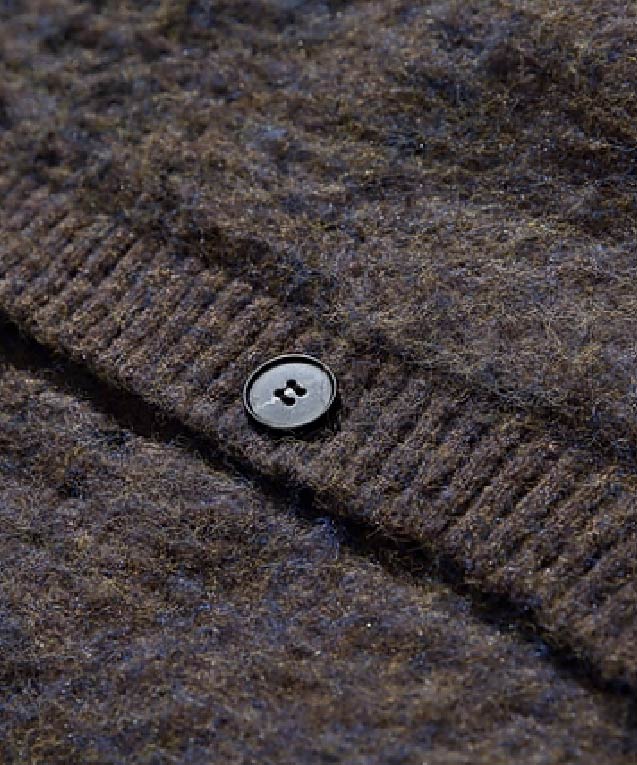 テクスチャーモヘアジャージーカーディガン | ファッション通販