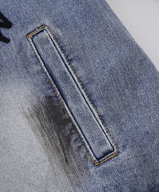 DUARTE リーフ刺繍 デニムジャケット DUARTE リーフ刺繍 デニムジャケット