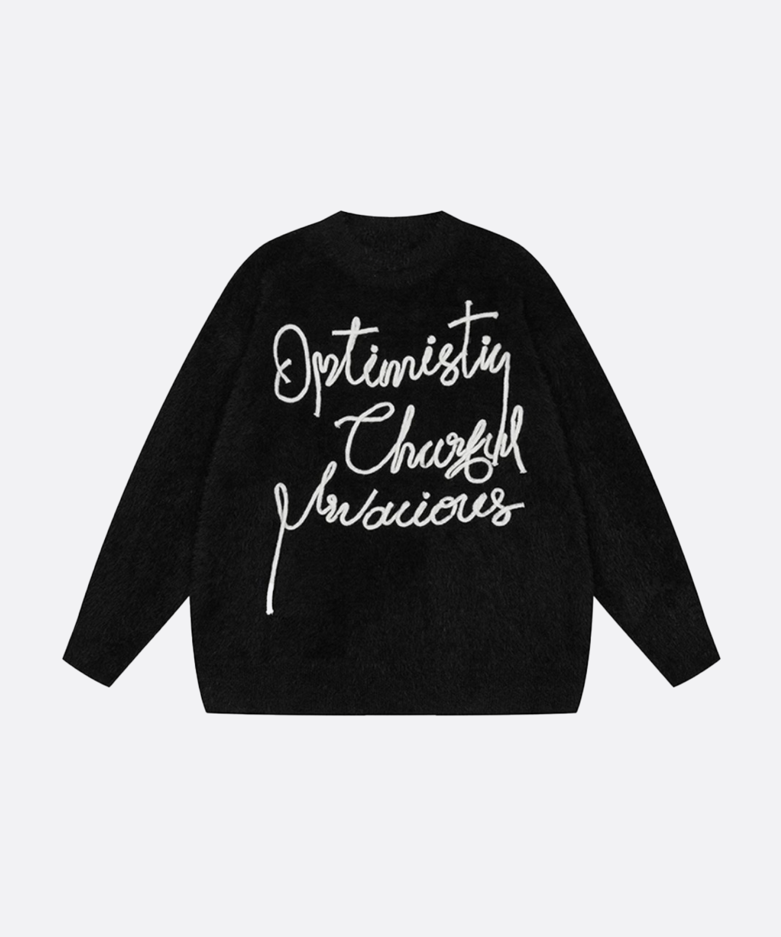 文字のアップリケセーター | ファッション通販サイト NUGU