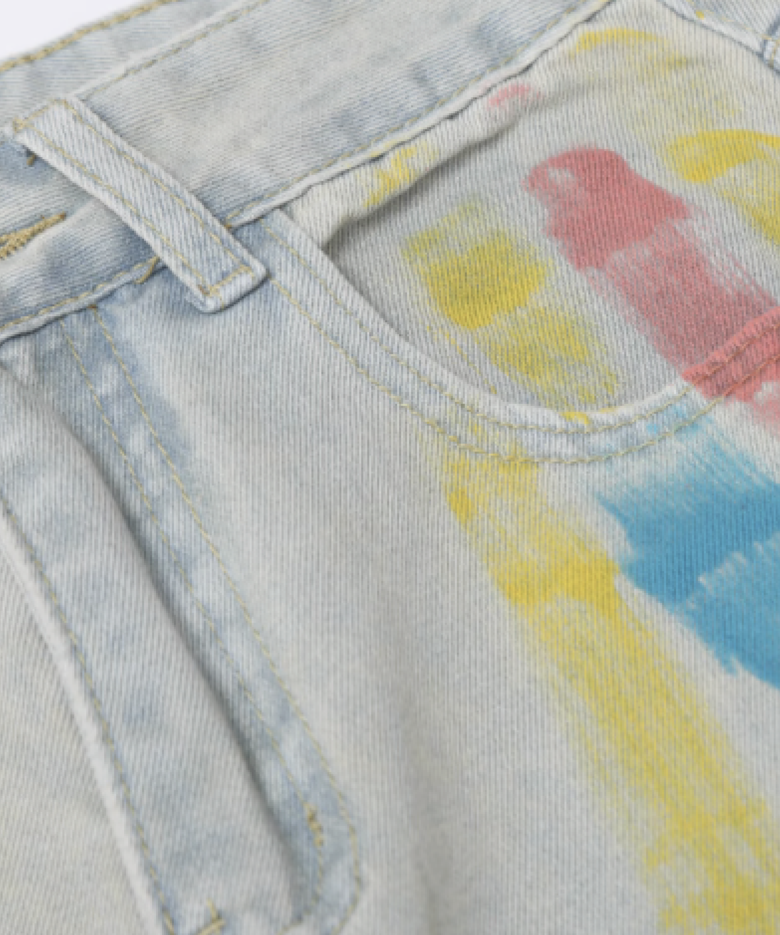 ◯くれよん クレヨンブロークンデニムパンツ | ファッション通販サイト NUGU