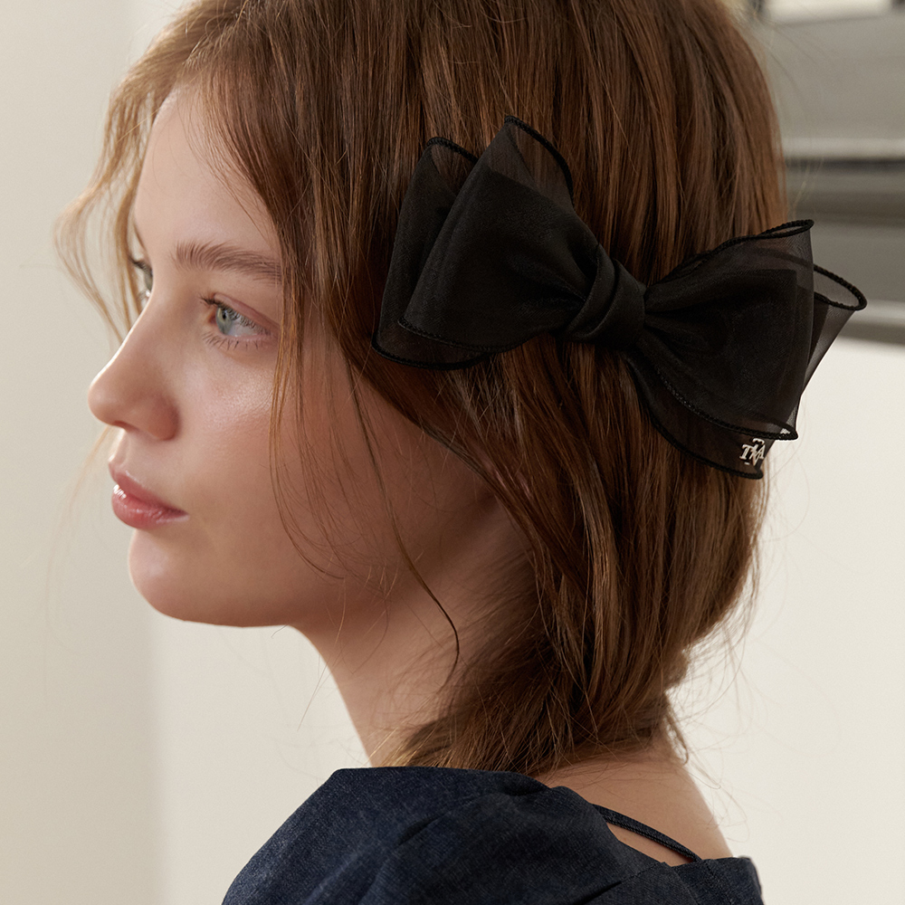 シフォン ダブルリボン ヘアピン HB2252