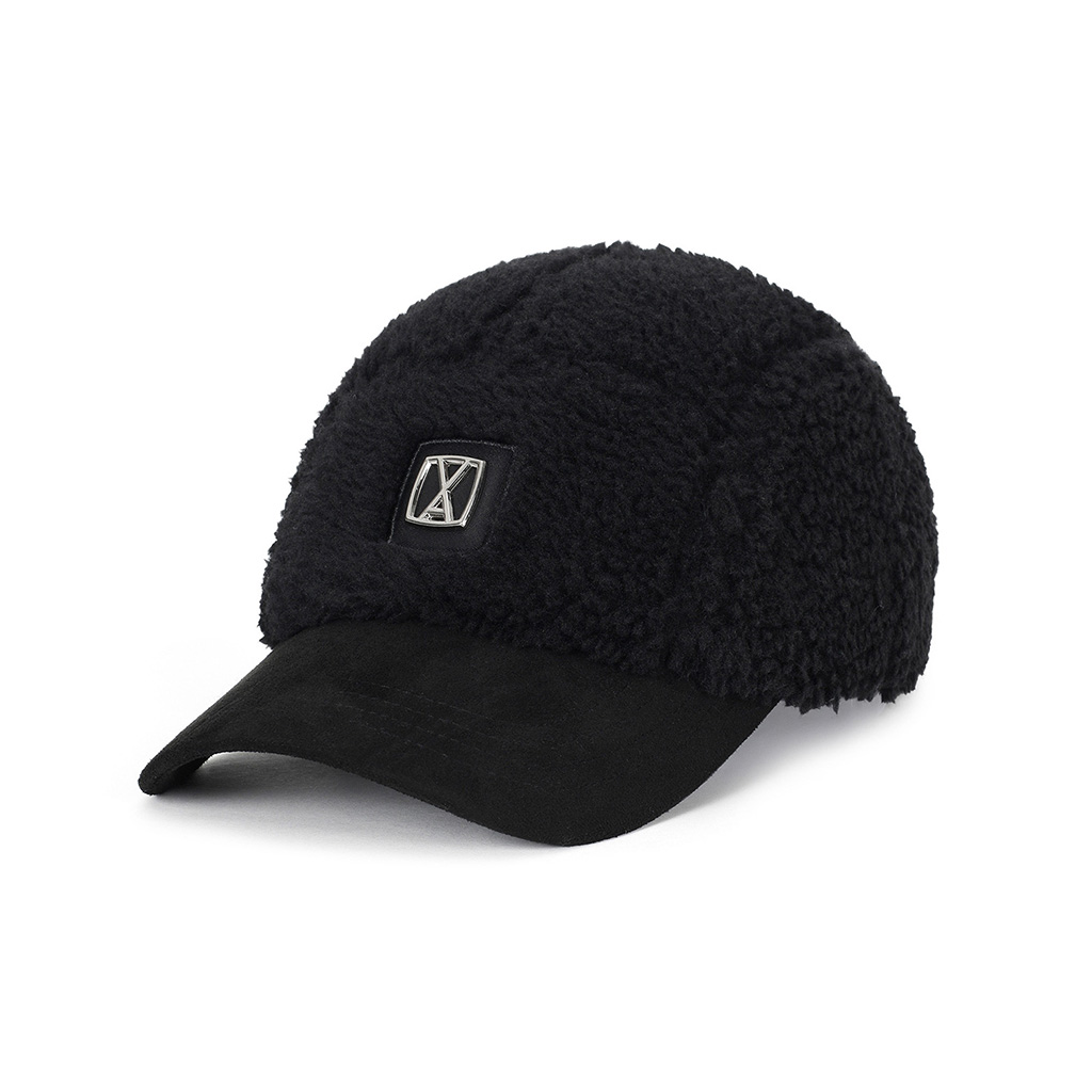 ★VARZAR★ VA Square Stud Fleece Camp Cap Black VA Square Stud Fleece Camp Cap Black | ファッション通販