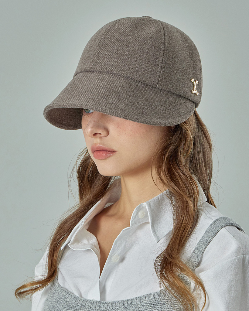 わをんページ VA Curved Stud Link Bonnet Hat Beige | ファッション通販サイト NUGU