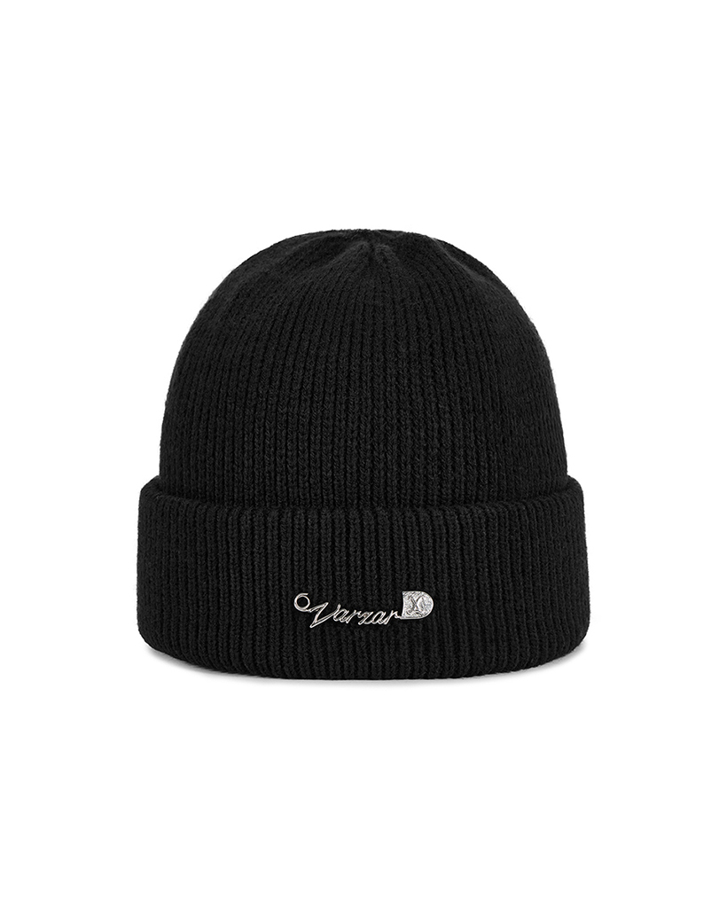 VARZAR Safety Pin Beanie Black | ファッション通販サイト NUGU