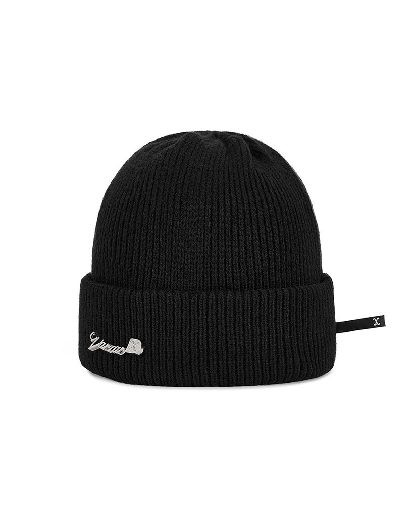 VARZAR Safety Pin Beanie Black | ファッション通販サイト NUGU