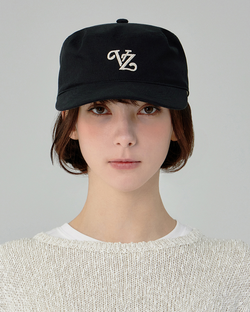 Leaf VZ Monogram Twill Pillbox Cap Black | ファッション通販サイト NUGU