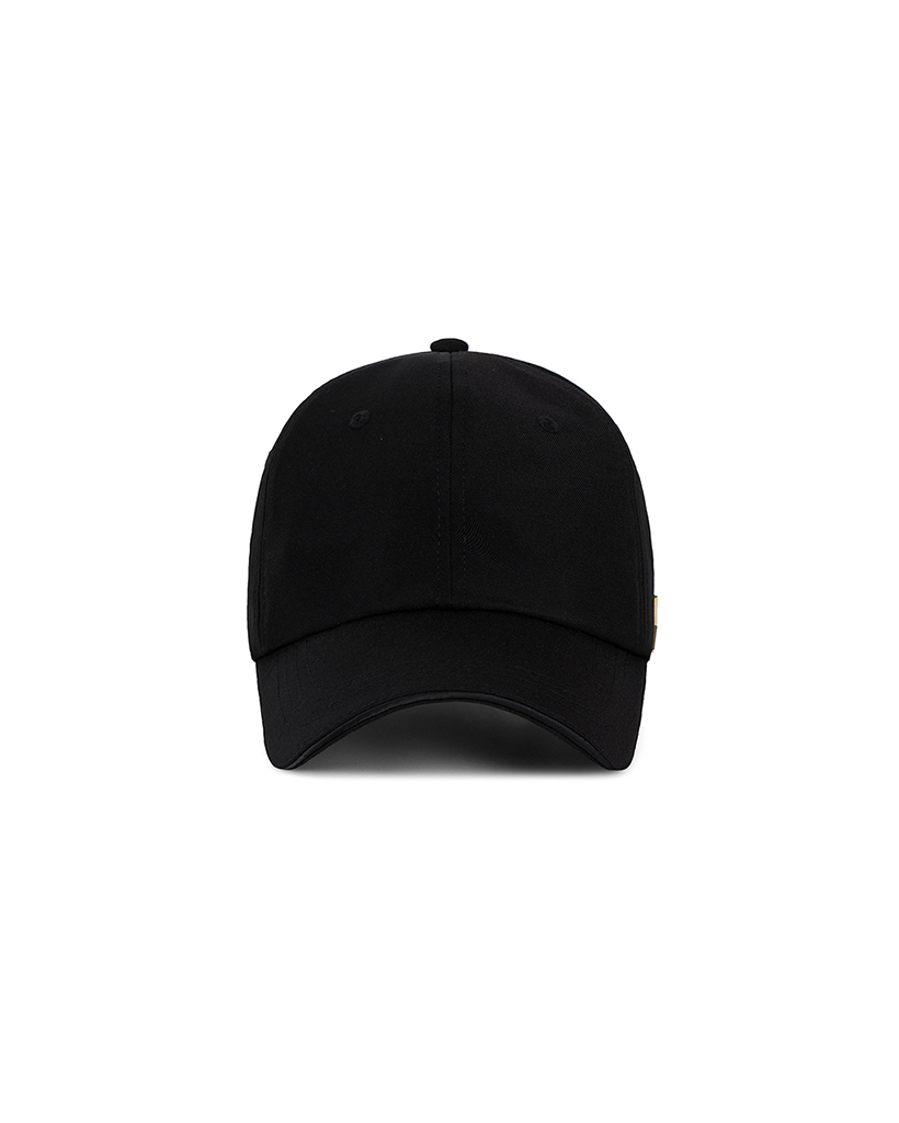 Kアイドル着用][VARZAR]Goldstudoverfitballcapblack