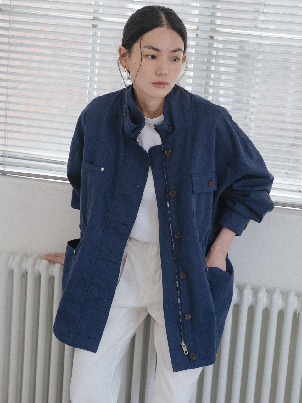 Over-Fit utility jacket [TISU05JK01]_Navy
