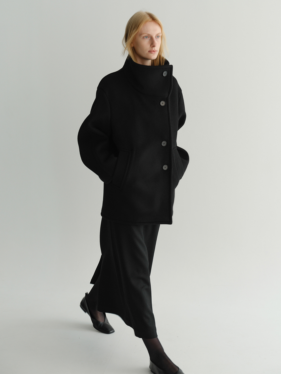 【購入特典】Hayes Half Coat (Black)