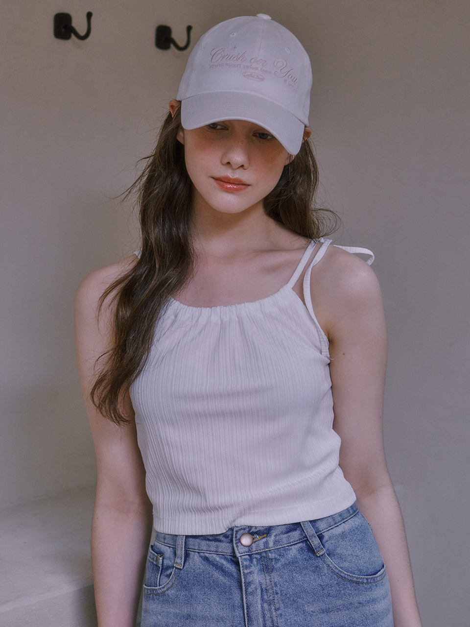 BLUGIRLストライプSILKキャミソール新品未使用 ラメテレコキャミ - Ank Rouge(アンクルージュ)のキャミソール・ベア