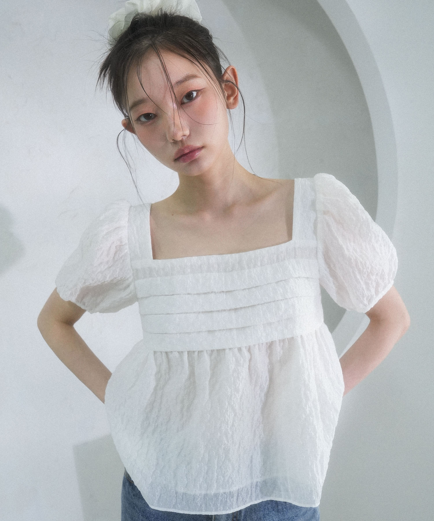 treat ürself Lacy rose corset blouse Lacy rose corset blouse | ファッション通販サイト NUGU