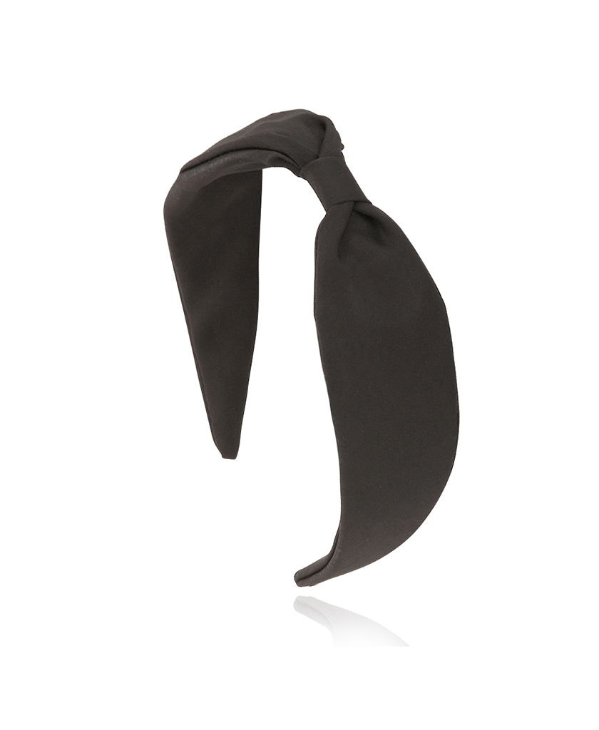 wisdom knotted hairband_black