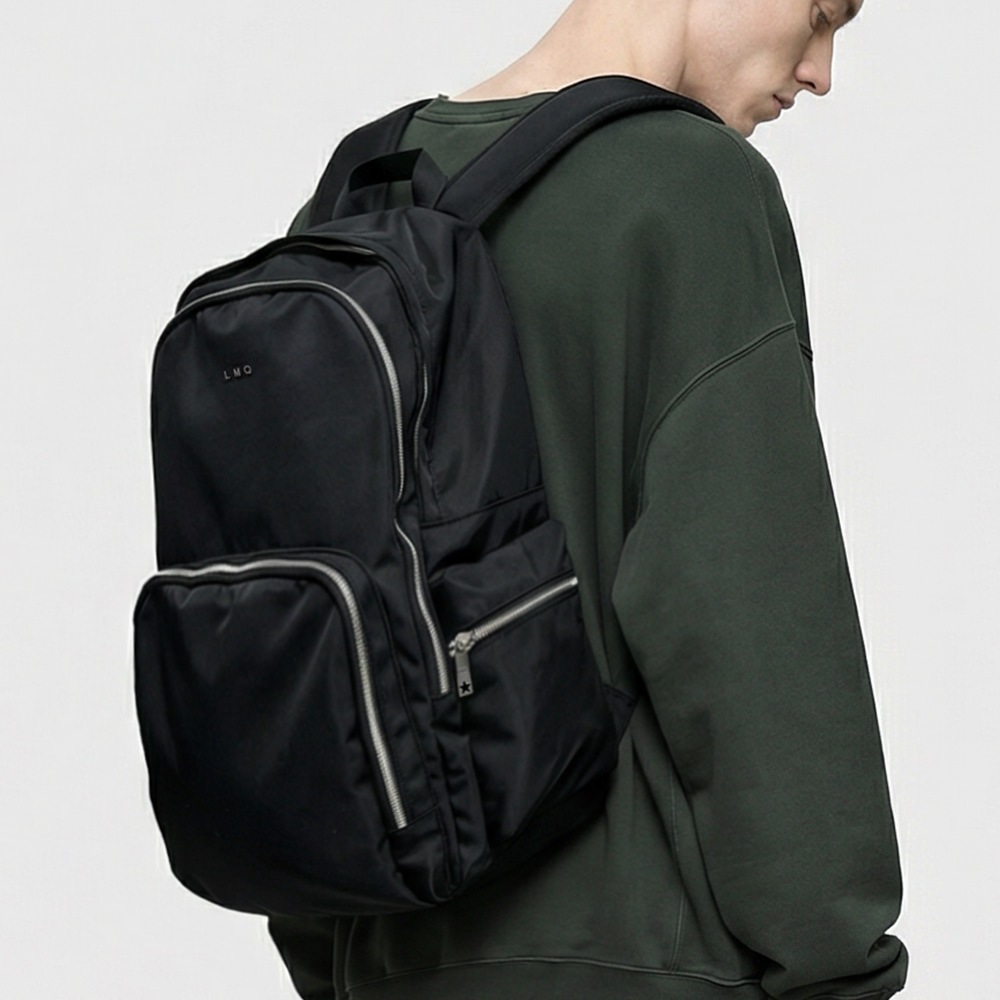 K-POPアイドル着用] Odd scotoch mesh backpack- BLACK | ファッション