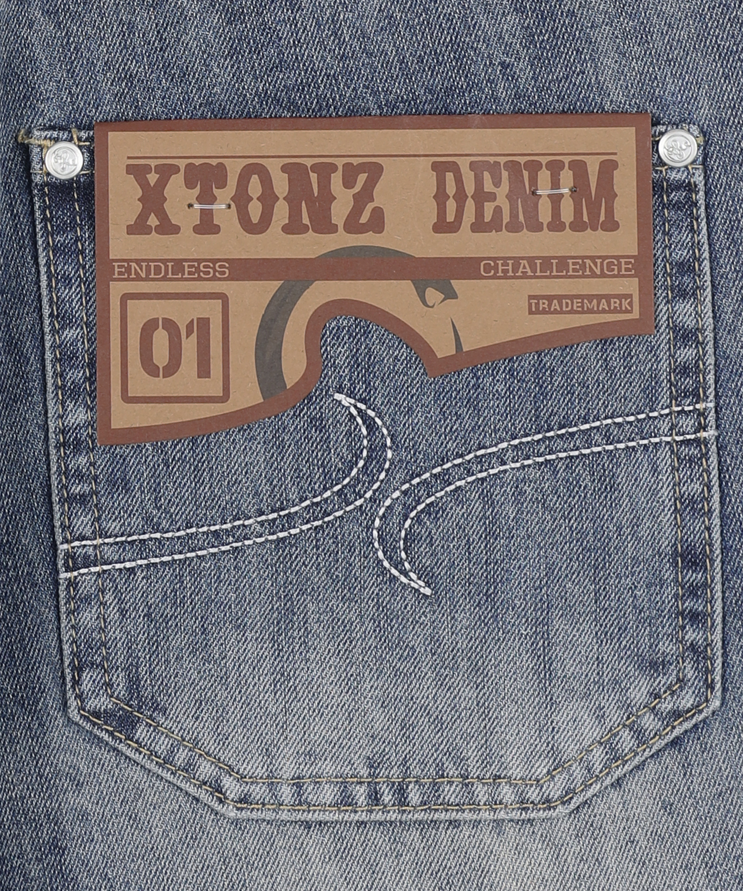 XP307 Heritage Easy Wide Denim Pants (BLUE) | ファッション通販