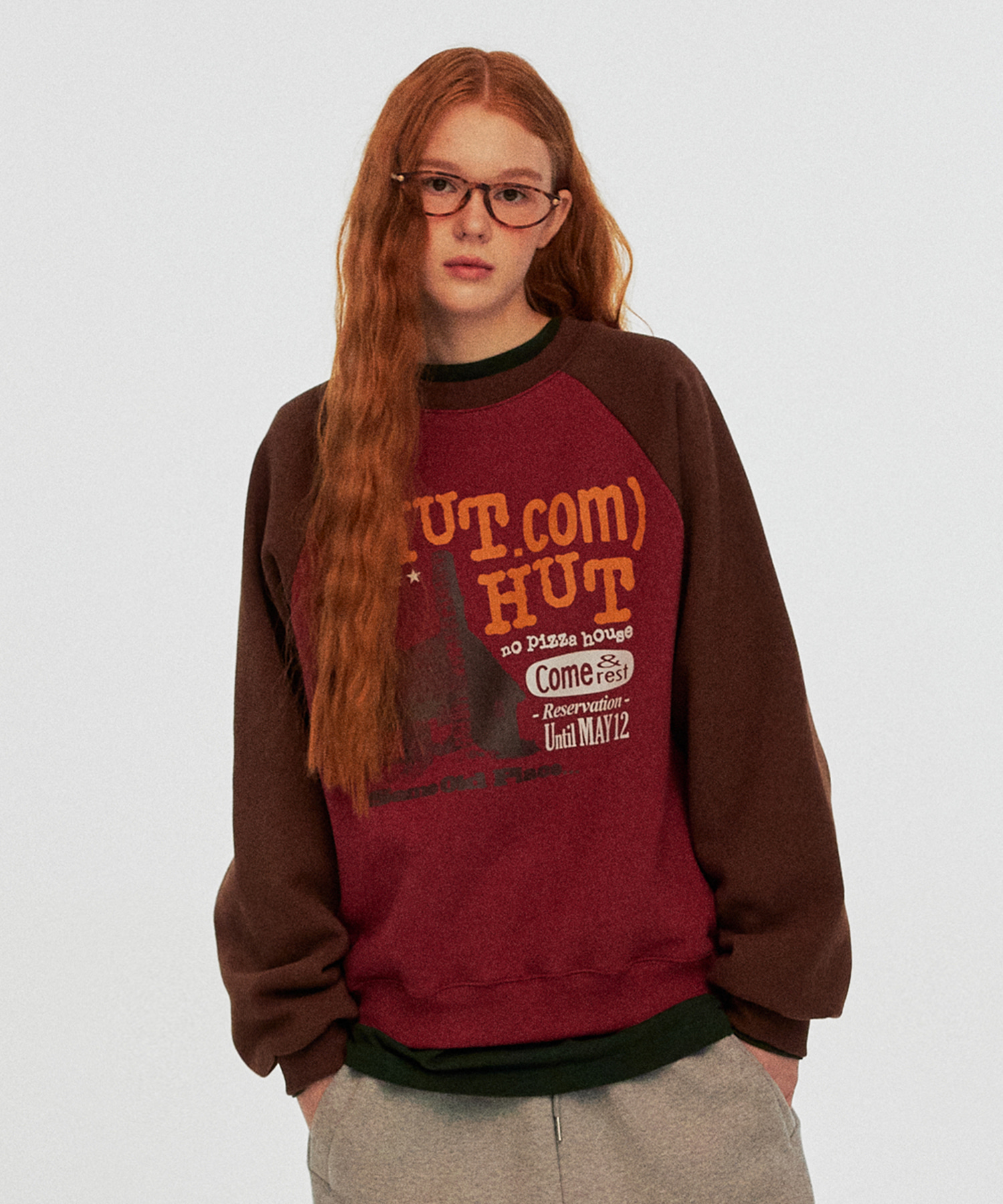 ハットレグランスウェットシャツ[レッド]