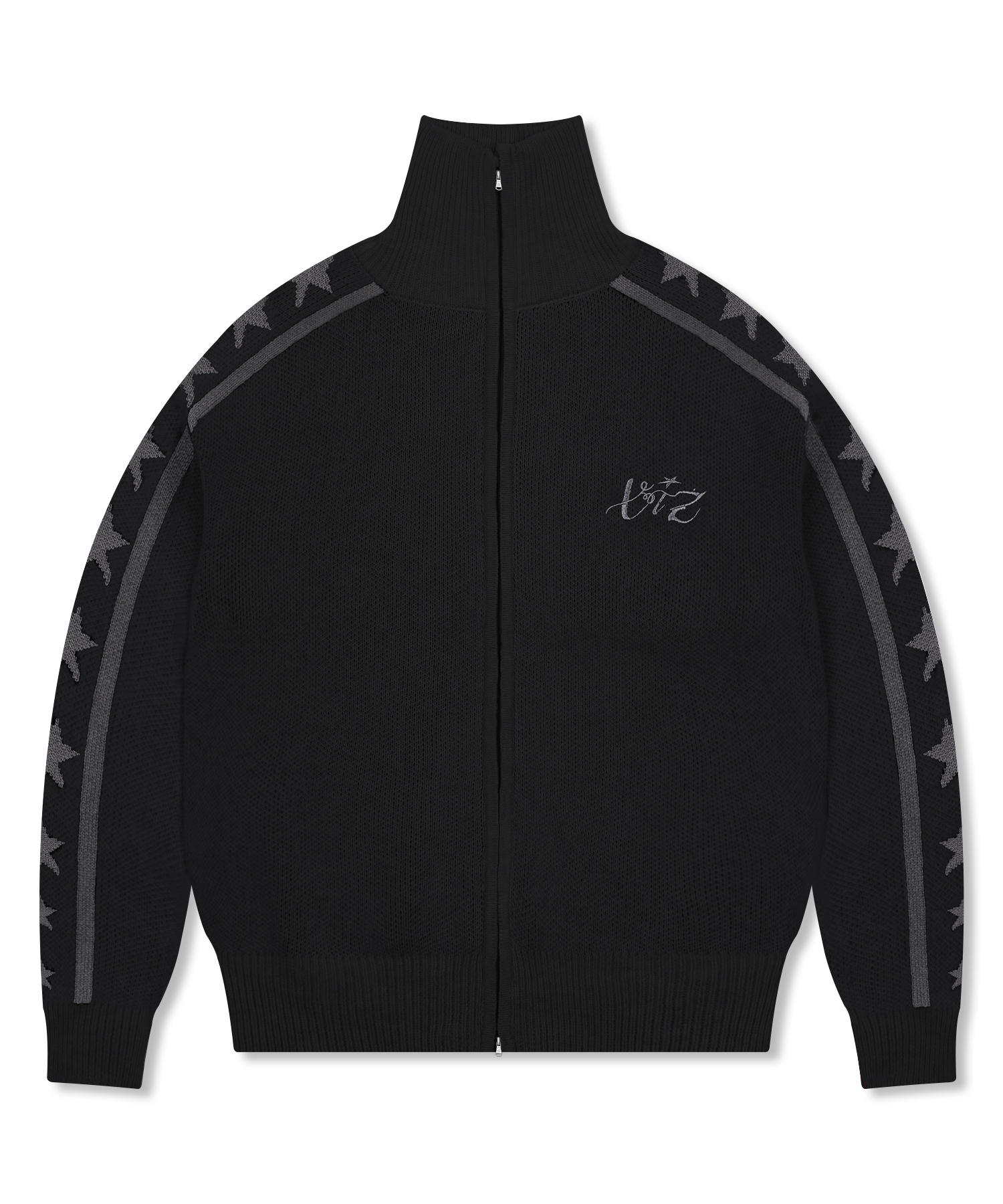 XTK173 Lesta Track Knit Zip-Up (BLACK) | ファッション通販サイト NUGU