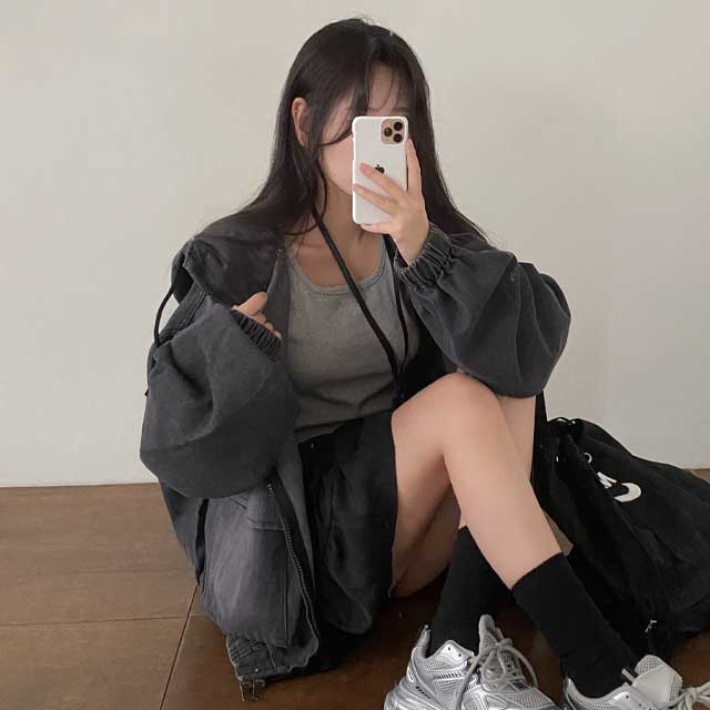 【美品】希少⭐︎4XOT サイズ デニムパーカー デニム フード付き フーディ SITRY デニムジャケット gジャン Denim Hoodie/デニムパーカー