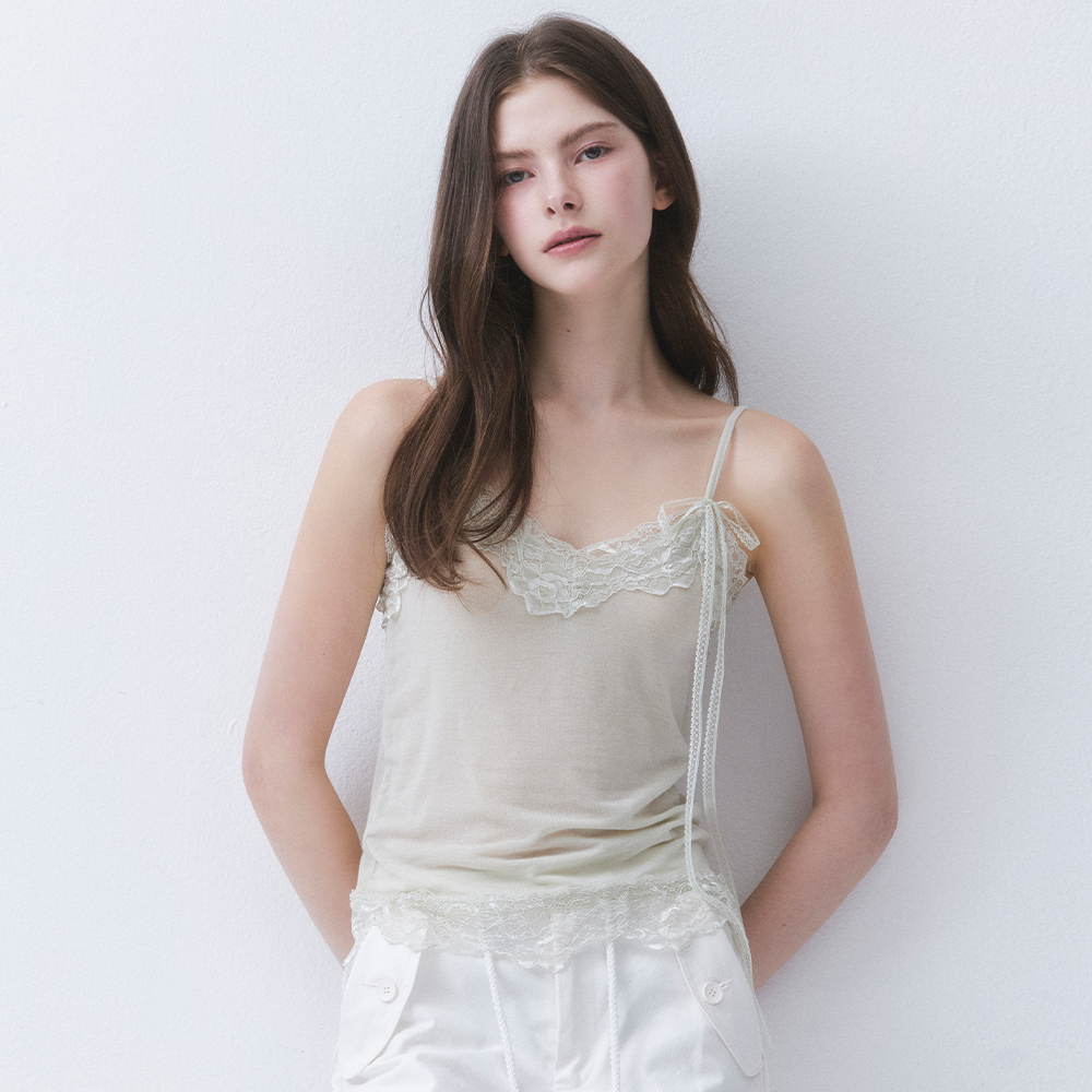 VEIL LACE RIBBON TOP_TT6S209MT