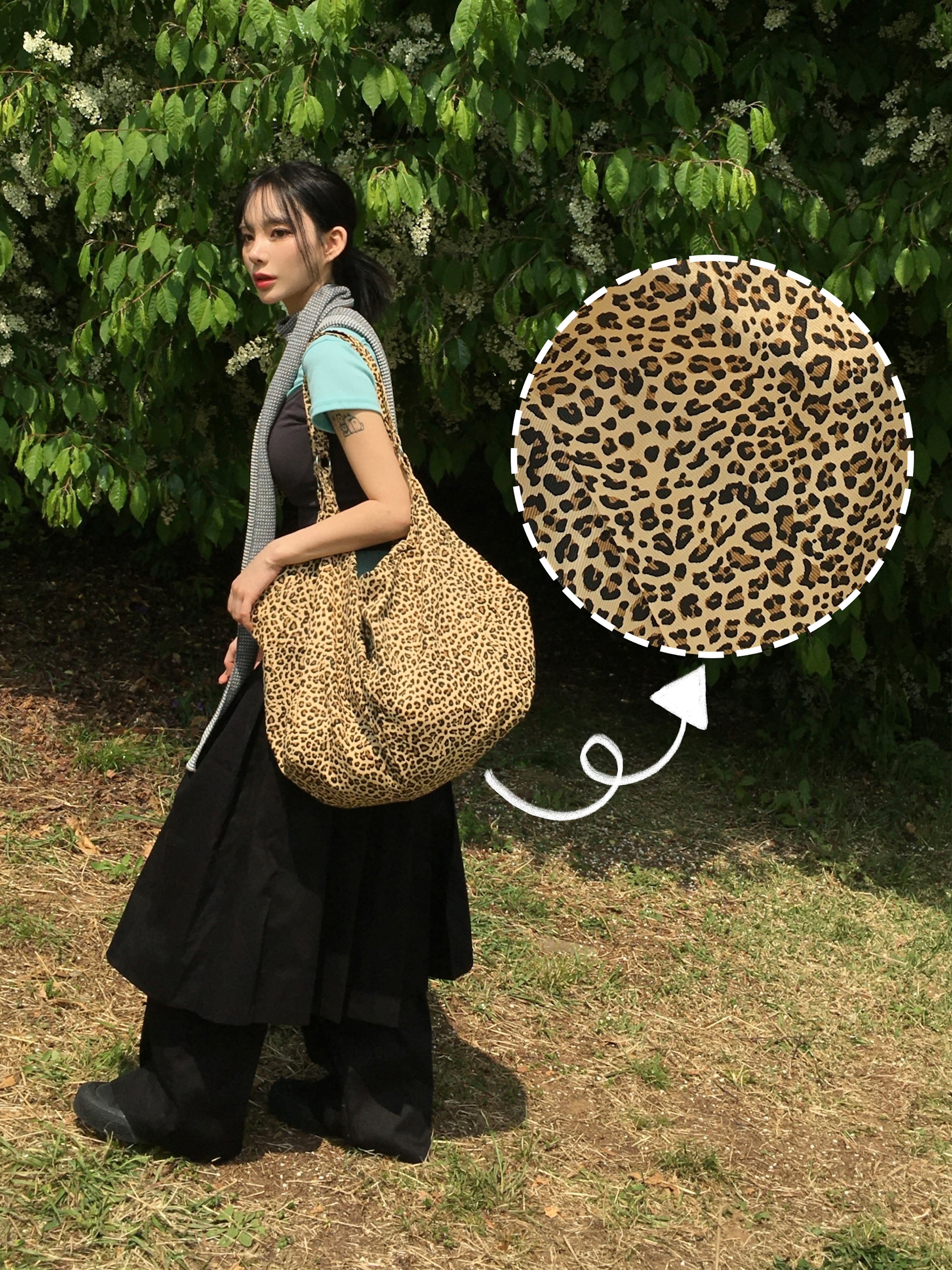 レオパード ヒョウ柄 エコバッグ (2color) | ファッション通販サイト NUGU