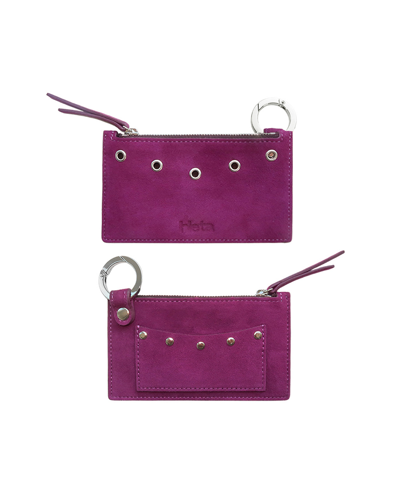 BELLA CARD WALLET / GRAPE
