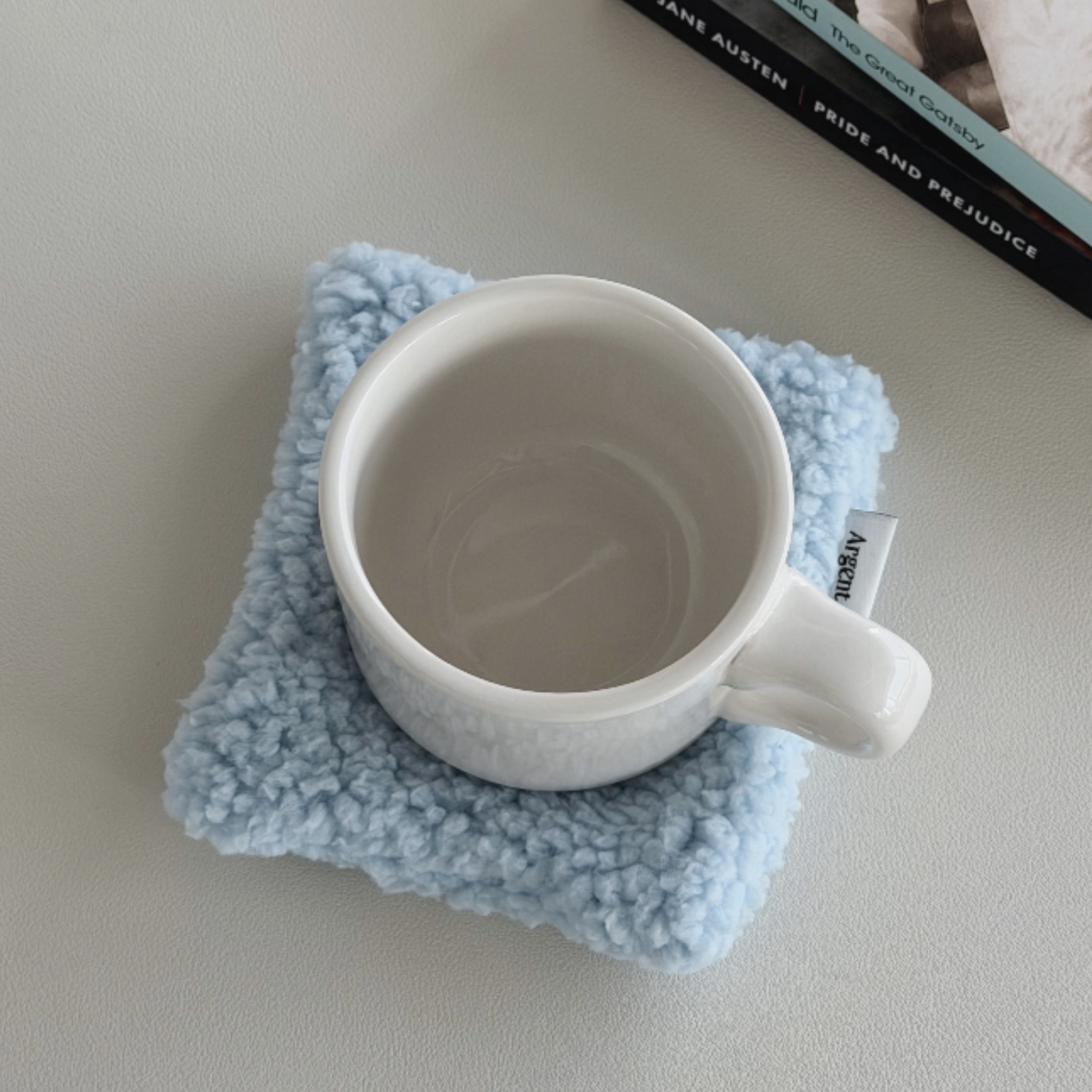 Argent dodo tea coaster