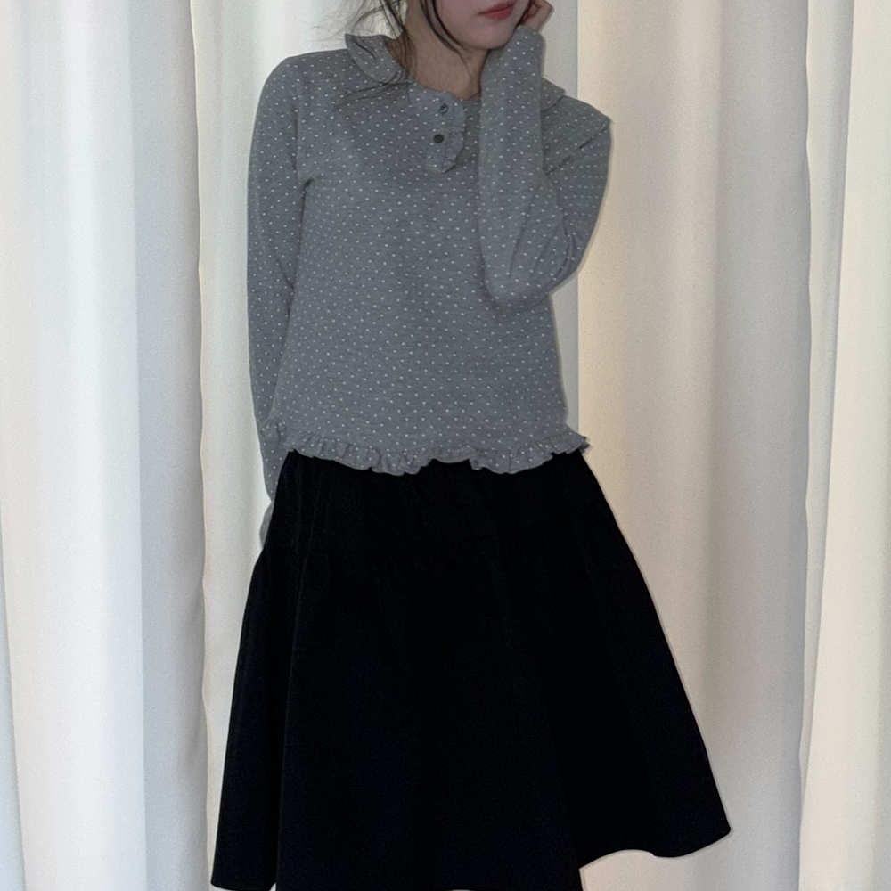 【未使用品】ARCHIVIO ノースリーブ メッシュ フリルポロシャツ 38 未使用品】ARCHIVIO ノースリーブ メッシュ フリルポロシャツ 38