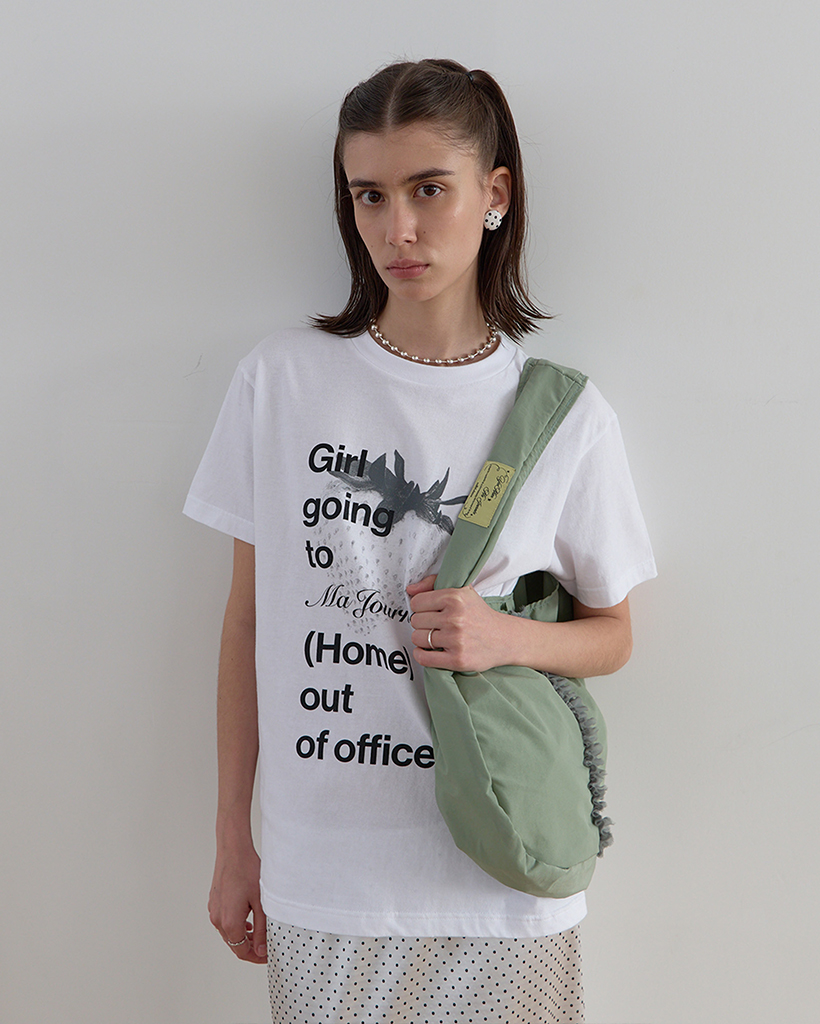 M STRAWBERRY SHORT SLEEVE T-SHIRT_WHITE