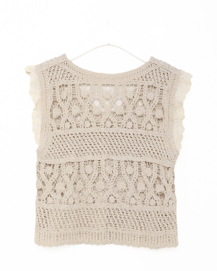 OUR LEGACY レースベスト OUR LEGACY(アワーレガシー) BOX SLEEVELESSレースニットベスト