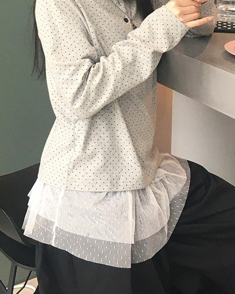 ✨美品✨ダイアグラム　フリルレイヤードブルゾン　ネイビー　36 g グラム ウール シャギー フロント フリル ジャケット g-625-yo