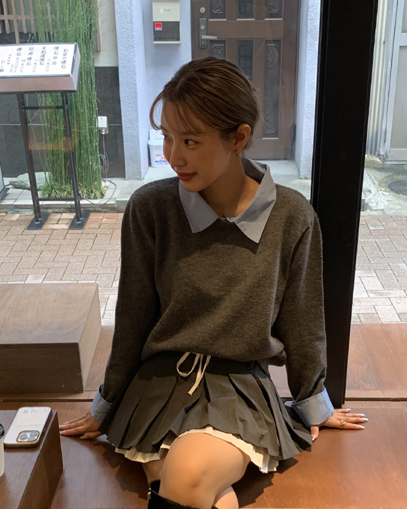 シャツドッキングレイヤードニット 92103923_1_1.jpg