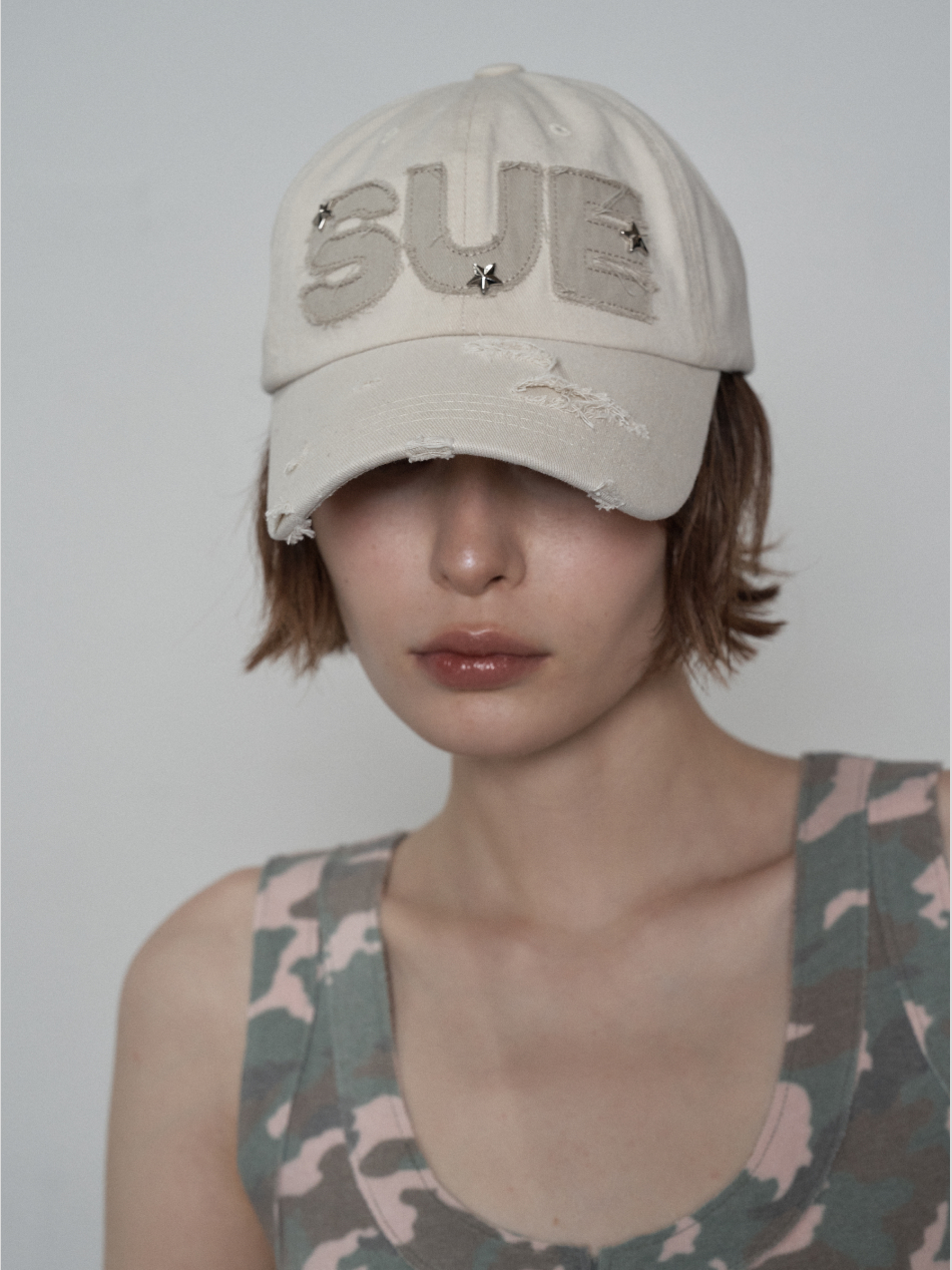 ★SETUP-EXE★ SUE STAR BALL CAP SETUP EXE] SUE STAR BALL CAP / BEIGE – SellerWork