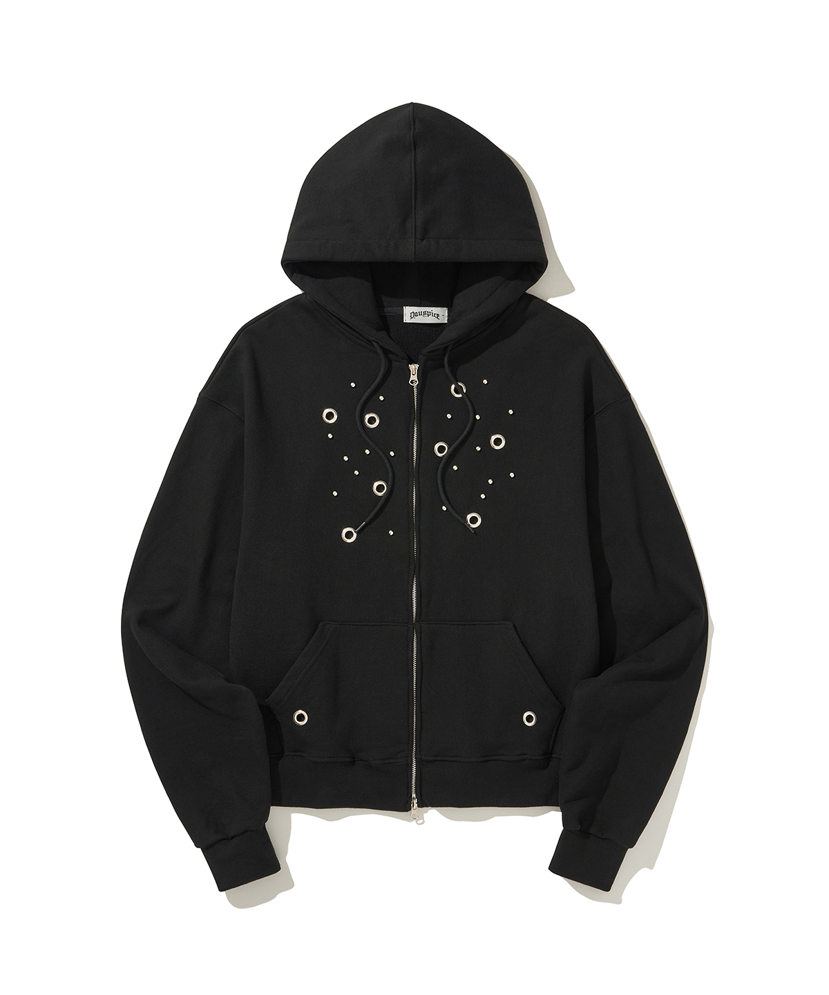 トップス tajent EYELET DESIGN ZIP UP HOODIE RE-STOCK】EYELET DESIGN ZIP UP HOODIE-IVORY – TAJEN:T