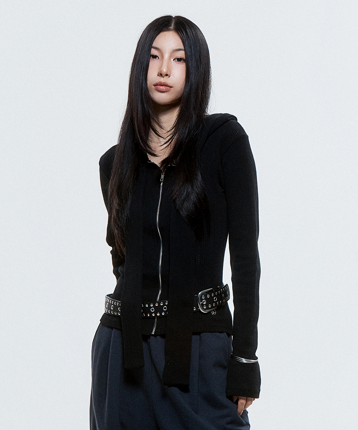 超希少✨ブリーフィング リモンタパッディドパーカ 中綿 L ブラック フード DUC) Muffler Knit Hoodie Zip-up Black | ファッション通販