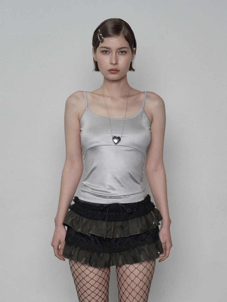 LOGO PEARL SLEEVELESS / SILVER | ファッション通販サイト NUGU