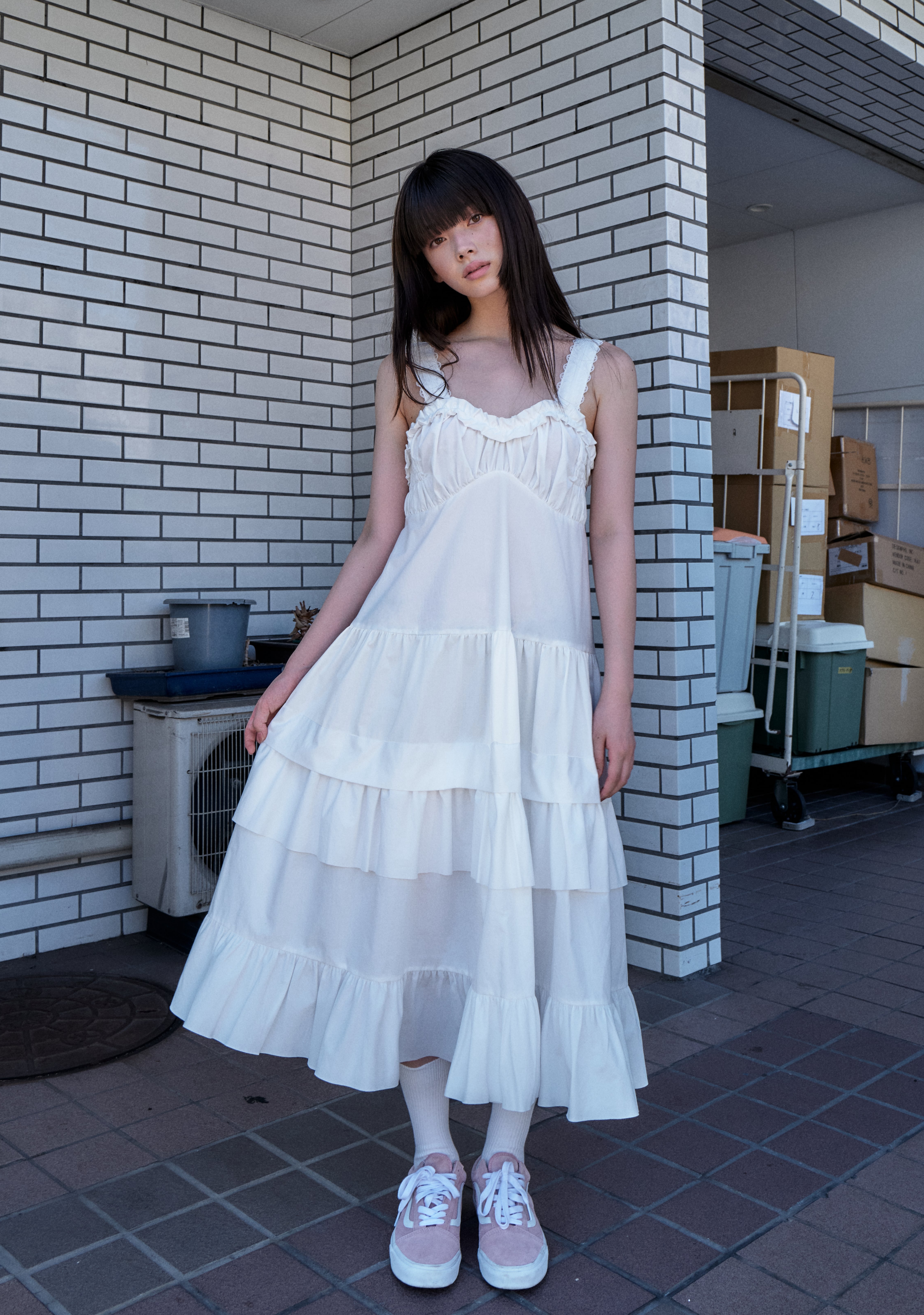 ワンピース treat urself Soft veil camisole dress treat urself Soft veil camisole dress