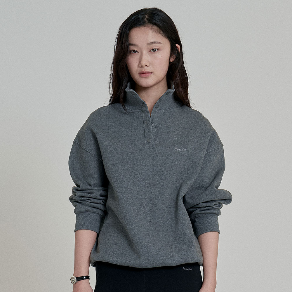VOICE PULLOVER (CHARCOAL)