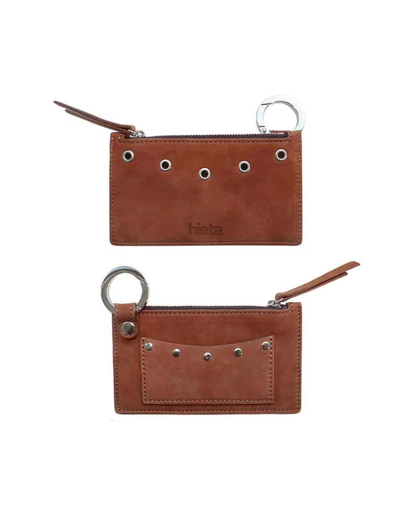BELLA CARD WALLET / CAMEL