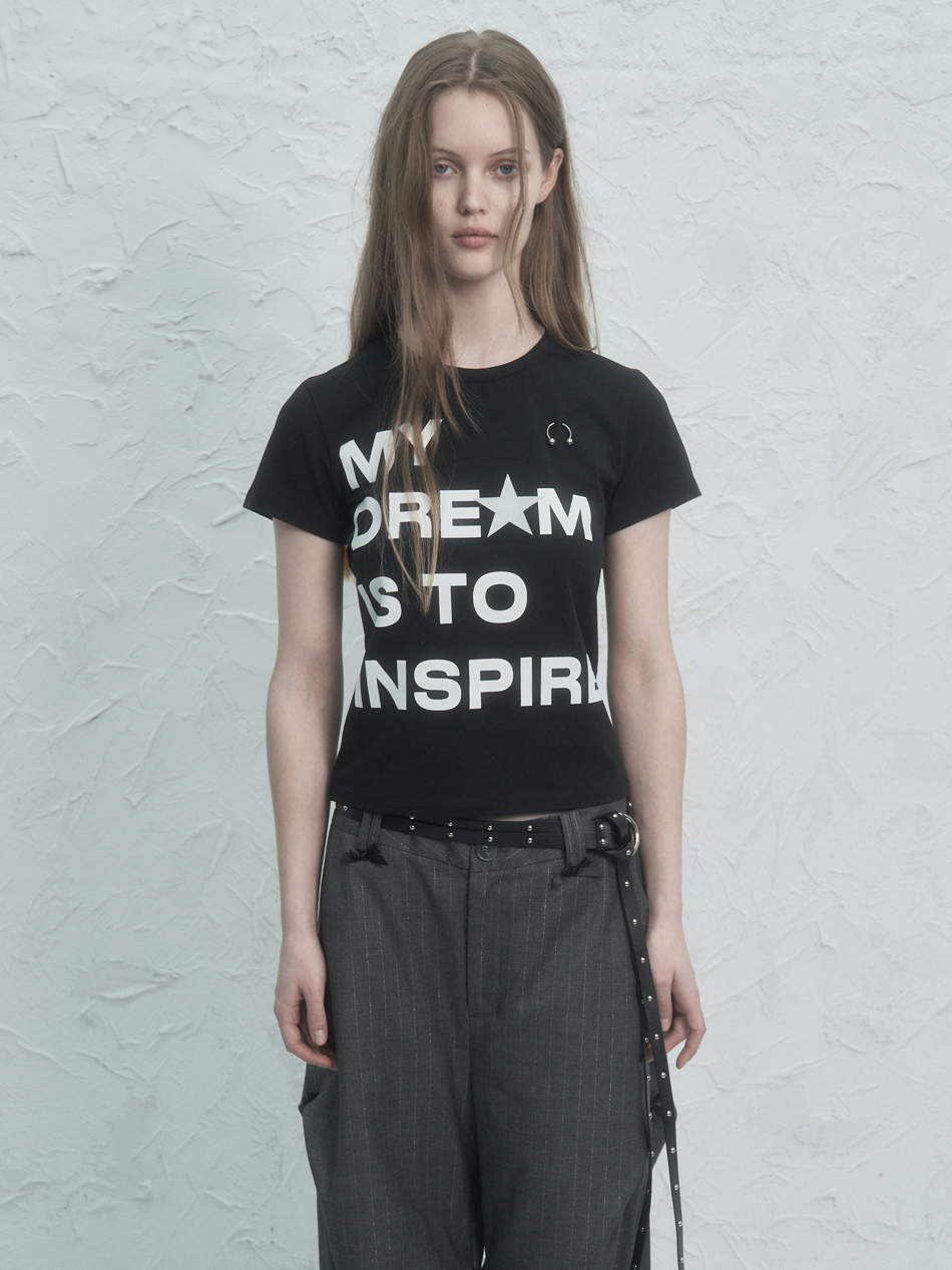 DRE★M PIERCING TOP / BLACK