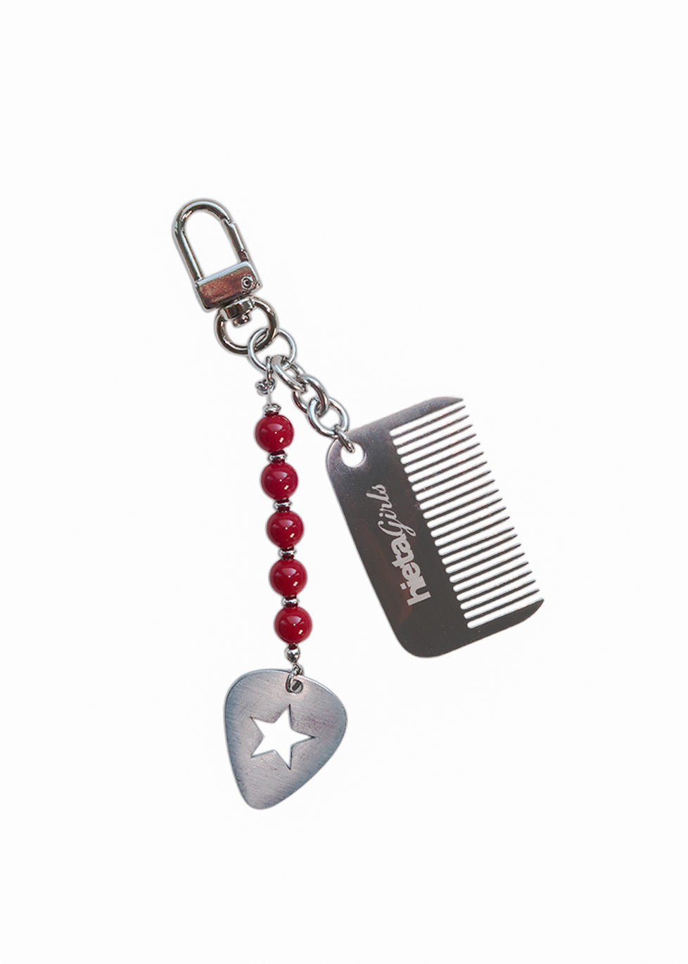 CLARISSA KEYRING / RED