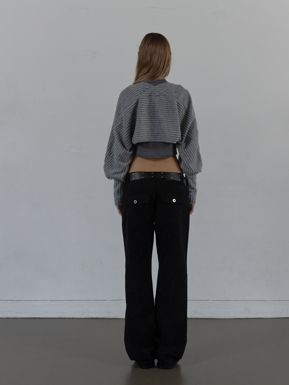 BRUSHED BOLERO SET / GRAY | ファッション通販サイト NUGU
