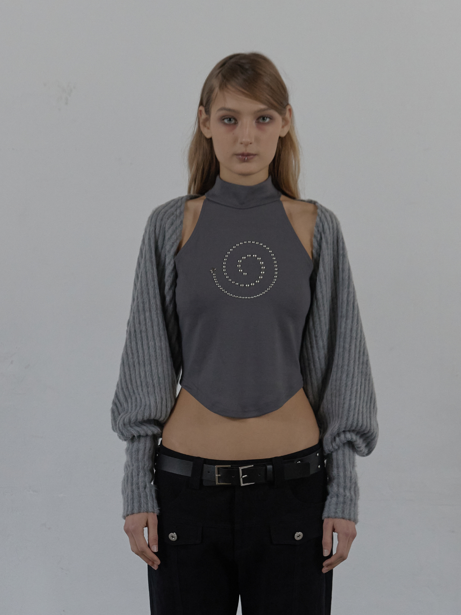 BRUSHED BOLERO SET / GRAY | ファッション通販サイト NUGU