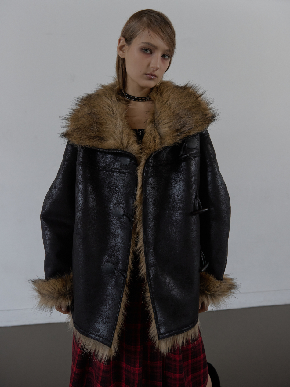 DUFFLE MUSTANG JACKET / BLACK | ファッション通販サイト NUGU