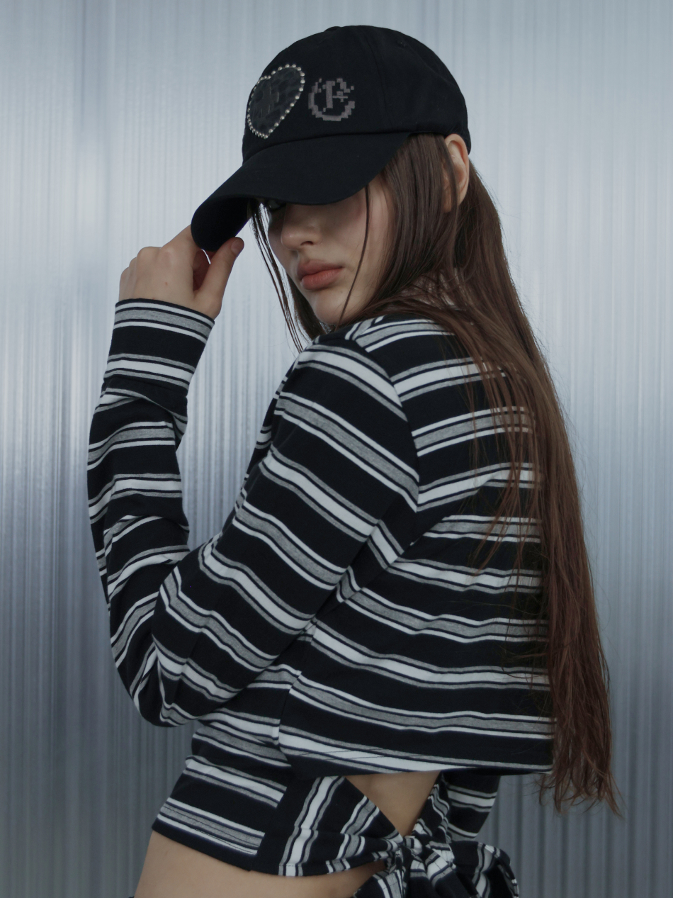 RUKAオーダーページ LEO APPLIQUE BALL CAP / BLACK | ファッション通販サイト NUGU