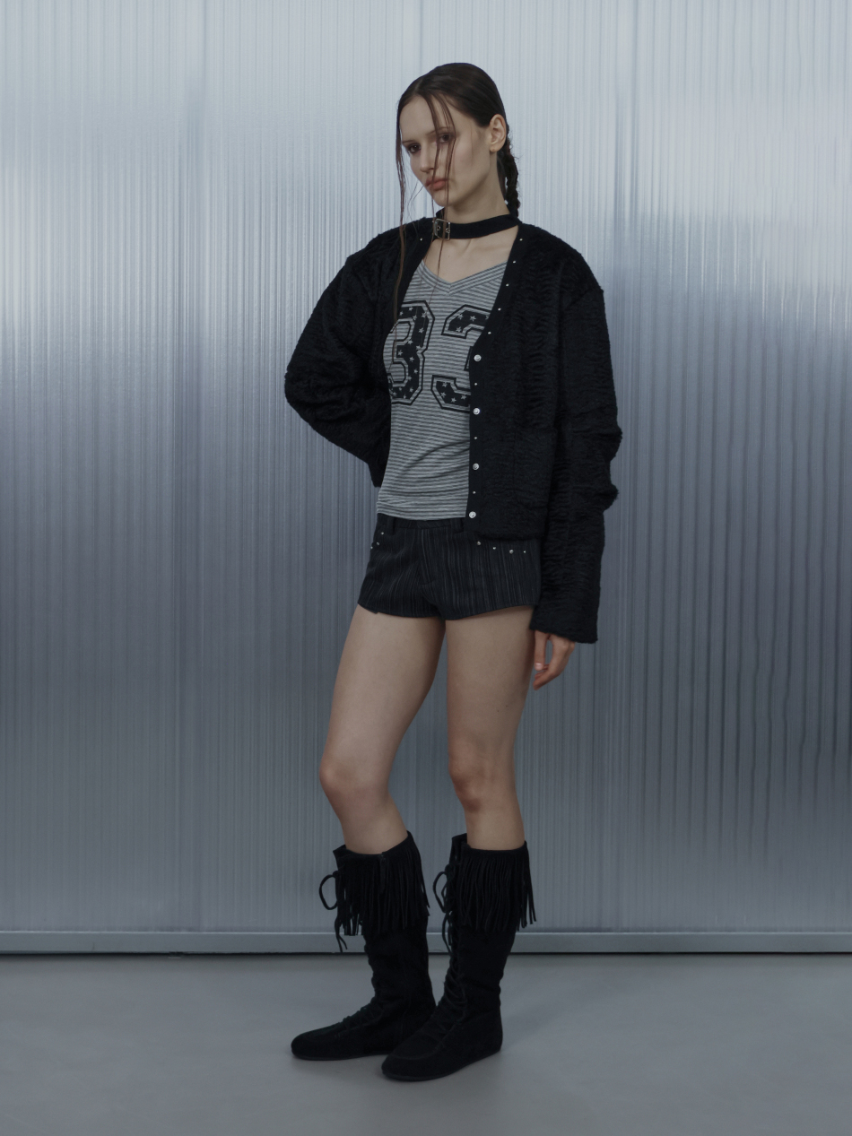 SHORT CHOKER JACKET / BLACK | ファッション通販サイト NUGU