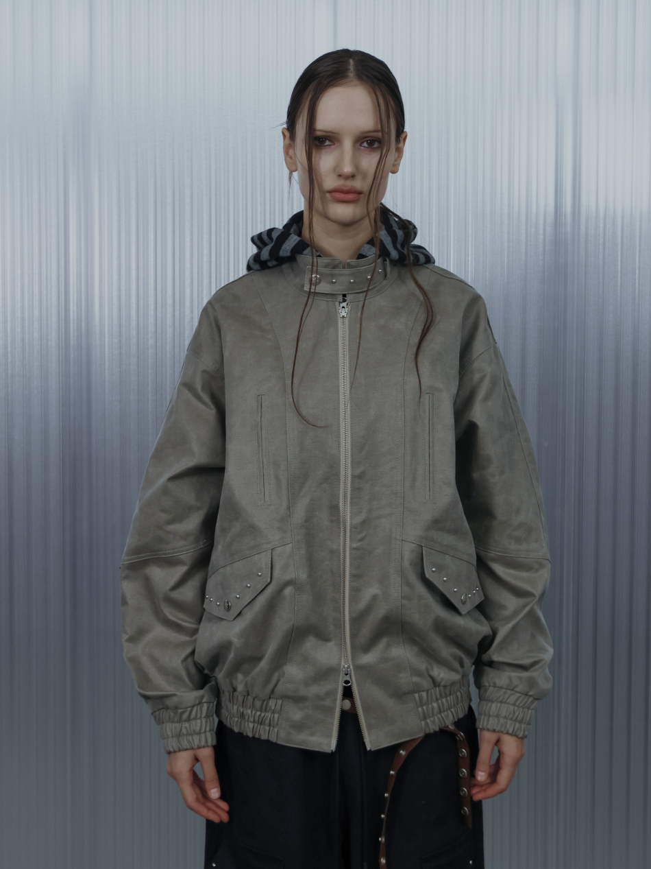 OVERDYED D.F.L HOODED ZIP-UP WASHED BLACK | ファッション通販サイト