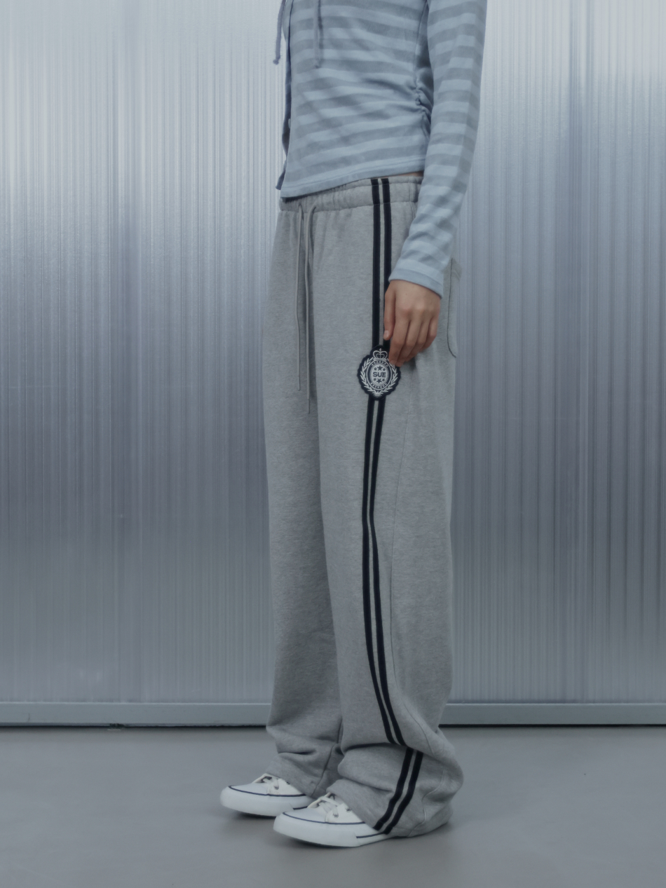 punkandyo スウェットパンツ PUNK WAPPEN SWEATPANTS / MELANGE GREY | ファッション通販サイト NUGU
